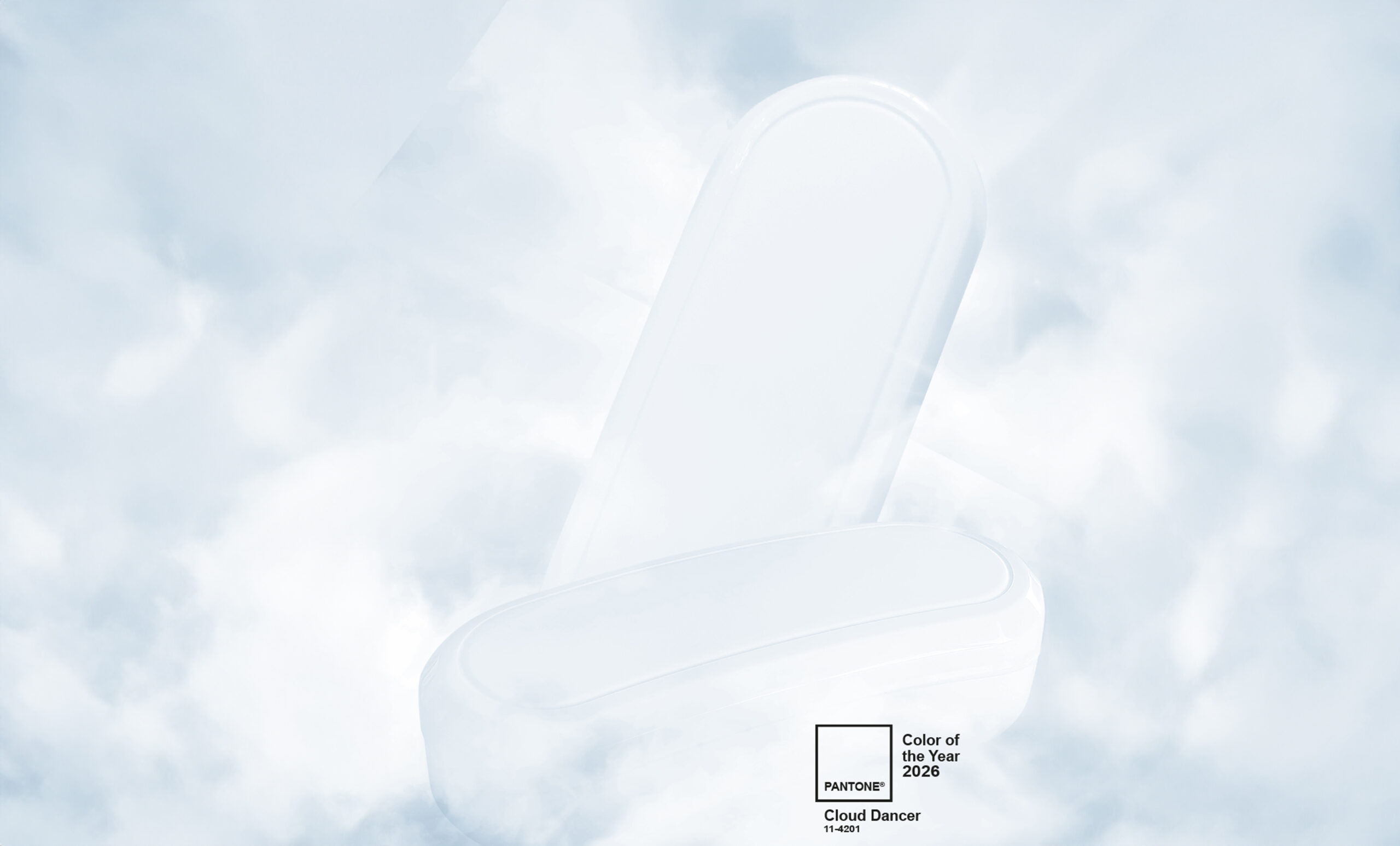 caixinha de óculos personalizada na cor Cloud Dancer