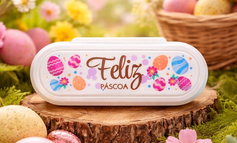 Estojo de óculos personalizado para a Páscoa